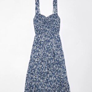 Asymmetrical Tiered Midi Dress